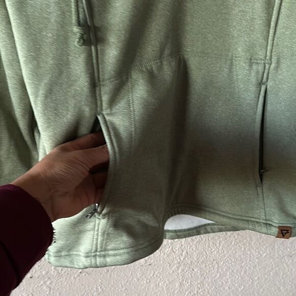 Life Integrity Earth Women's Green Hooded Sweater - Picture 5 of 10